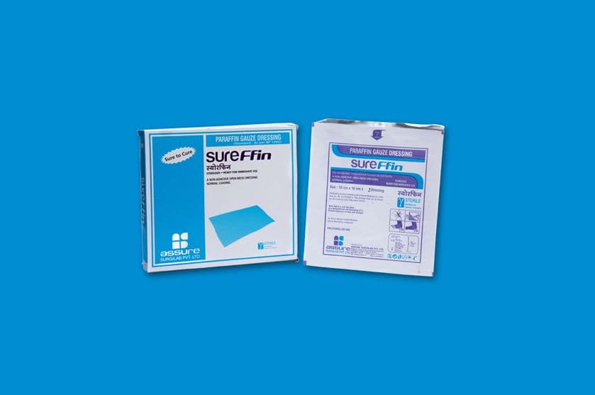 Paraffin Gauze Dressing Sterile
