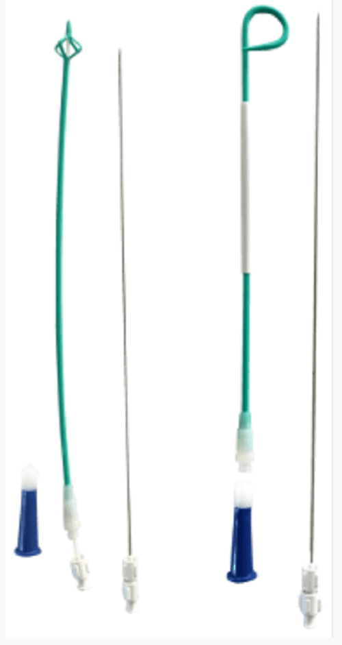 Pigtail/ Malecote with Trocar Set(Direct Puncture Drainage Set)